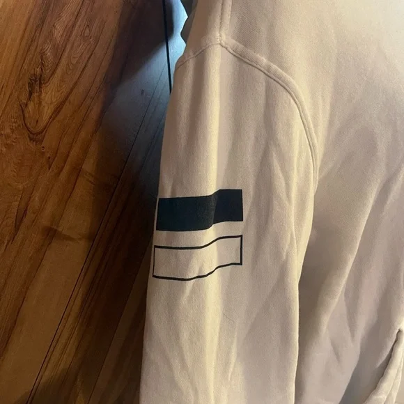 Hurley Men’s Large Tan Pullover Hoodie Small Flaws - Picture 7 of 11